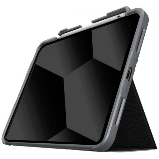 STM Goods Dux Plus obal na tablet Apple iPad 10.9 (Gen.10, 2022), iPad 10.9 (A16, 2025) 27,7 cm (10,9) Pouzdro typu kniha černá, transparentní