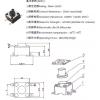 Mikrospínač KFC-045A-3,8, 4,5 × 4,5 mm, výška 3,8 mm