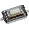 Mikrospínač SMD KFC-003A, 3 × 6 × 2,5 mm