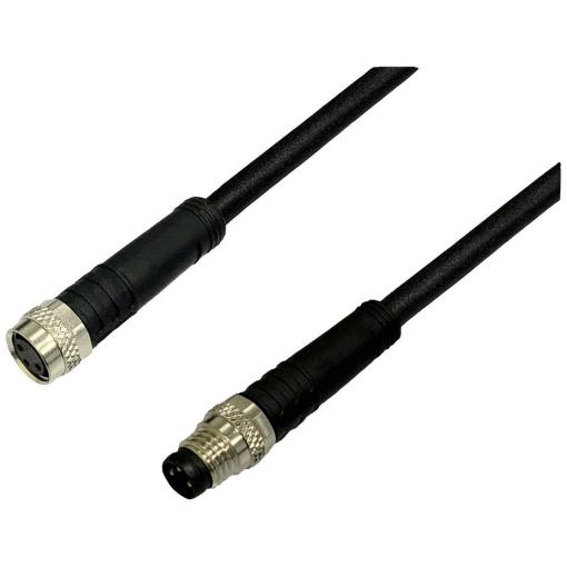 BKL Electronic Prodlužovací kabel pro čidlo/aktuátor, 2700037, piny: 3, 5 m, 1 ks