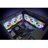 Thermaltake CL-F161-PL12SW-A PC větrák s krytem bílá, transparentní, RGB (š x v x h) 120 x 120 x 25 mm vč. ovládání RGB osvětlení