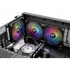 Thermaltake CL-F149-PL12SW-A PC větrák s krytem černá, transparentní, RGB (š x v x h) 120 x 120 x 25 mm