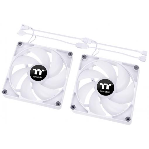 Thermaltake CL-F153-PL12SW-A PC větrák s krytem bílá, transparentní, RGB (š x v x h) 120 x 120 x 25 mm