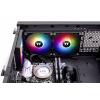 Thermaltake CL-F150-PL14SW-A PC větrák s krytem černá, transparentní, RGB (š x v x h) 140 x 140 x 25 mm