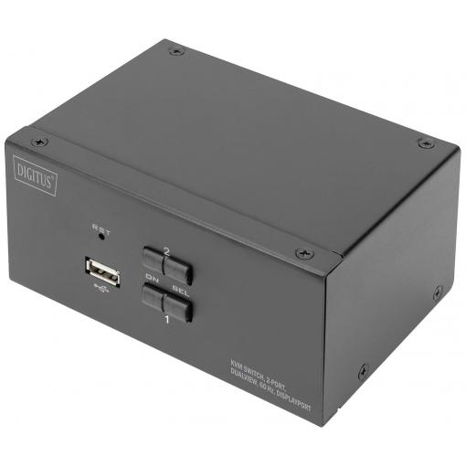 Digitus DS-12862 2 porty přepínač KVM DisplayPort 3840 x 2160 Pixel