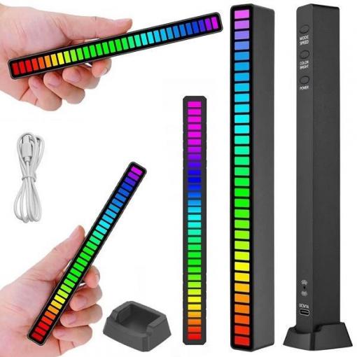 LED ambientní RGB osvětlení USB BÍLÉ