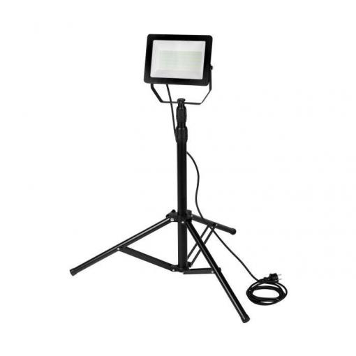 LED reflektor 100 W, 8500 lm, 6500 K + teleskopický stojan 1,8 m