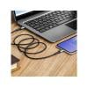 Kabel KRUGER & MATZ KM1267 USB-C/Lightning C94 MFi 1m Black