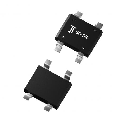 Diotec B125S2A-SLIM můstkový usměrňovač SO-DIL SLIM 250 V 2 A