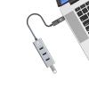 GrauGear G-HUB4-AC USB Hub 4 porty USB-A USB 3.0 5 GBit/s s konektorem USB C vícebarevná G-HUB4-AC