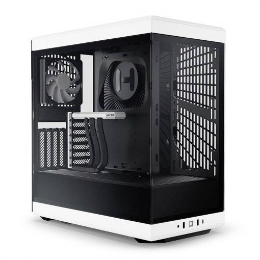 HYTE Hyte Y40 Midi Tower, Tempered Glass - schwarz/weiß midi tower pouzdro, herní pouzdro bílá