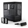 HYTE Hyte Y40 Midi Tower, Tempered Glass - schwarz midi tower PC skříň, herní pouzdro černá