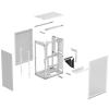 Ssupd Ssupd Meshlicious Full Mesh PCIE 4.0 Edition Mini-ITX Gehäuse - weiß mini tower pouzdro, herní pouzdro