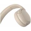 Sony WH-CH520 Headset otevřená (On Ear) Bluetooth® stereo béžová Redukce šumu mikrofonu Indikátor nabití, headset, personalizace zvuku, regulace hlasitosti,