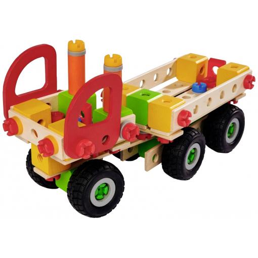 Eichhorn dřevěná stavebnice Constructor počet dílů: 135 počet modelů: 4 Věkové kategorie: od 5 let