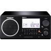 Sangean WR-2 WR-2 stolní rádio, FM, AM, bezdrátový příjem, FM, SV, vč. dálkového ovládání, funkce alarmu, černá