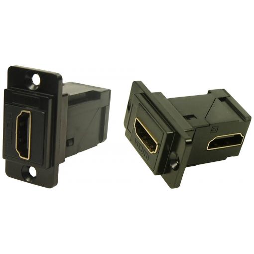 Cliff CP30753MB HDMI adaptér zásuvka, vestavná černá 1 ks