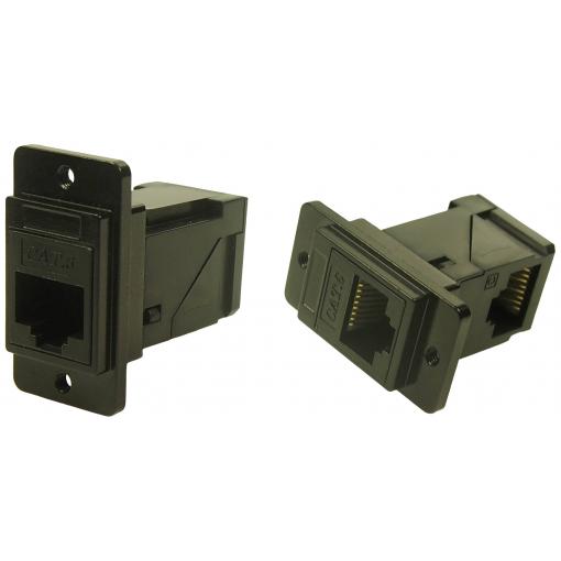 Cliff CP30752MB3, zásuvkový modul RJ45, adaptér, vestavný, černá, 1 ks