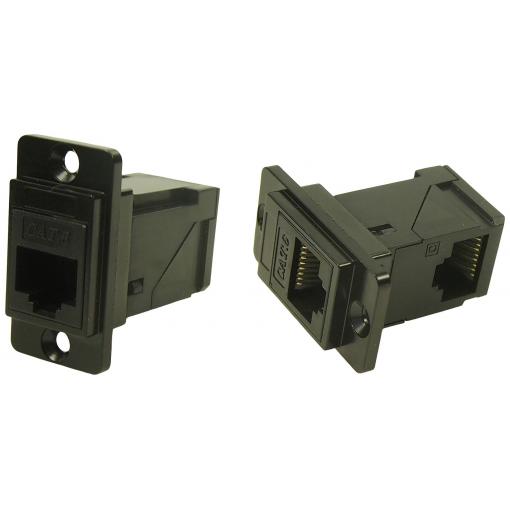 Cliff LETADLO BLKMEETAL DLSLIM CAT6 SK CP30752MB adaptér, vestavný černá 1 ks