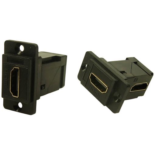 Cliff CP30753 HDMI adaptér zásuvka, vestavná černá 1 ks