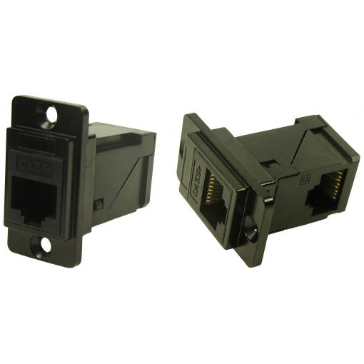 Cliff DLSLIM CAT5E CSK CP30751MB adaptér, vestavný černá 1 ks