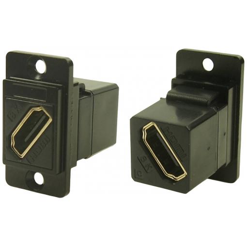 Cliff CP30788MB HDMI adaptér zásuvka, vestavná černá 1 ks