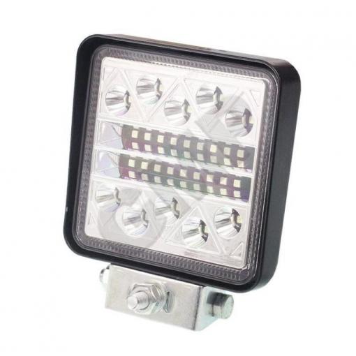 Pracovní světlo LED 10–30 V, 38 diod, COMBO, 108 × 108 mm