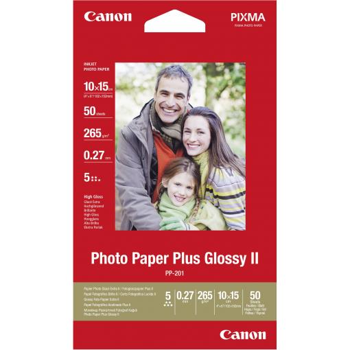 Canon PP-201 2311B053 fotografický papír 10 x 15 cm 260 g/m² 5 listů lesklý