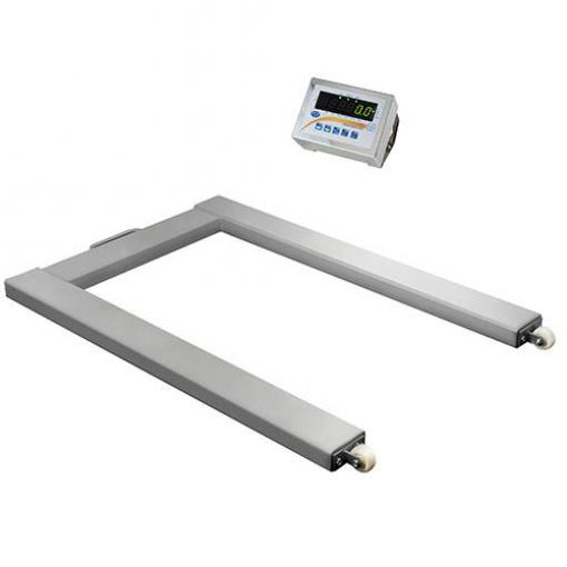 PCE Instruments Podlahová váha PCE-SD 1500U SST Max. váživost 1500 kg Rozlišení 500 g přes napájecí zdroj do zásuvky, 230 V stříbrná/ocelová