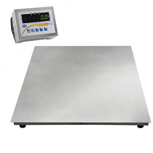 PCE Instruments Podlahová váha PCE-SD 600E SST Max. váživost 600 kg Rozlišení 200 g přes napájecí zdroj do zásuvky, 230 V stříbrná/ocelová