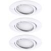 Paulmann 92463 LED vestavné svítidlo, LED, 14.7 W, bílá, sada 3 ks