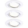 Paulmann 92463 LED vestavné svítidlo, LED, 14.7 W, bílá, sada 3 ks