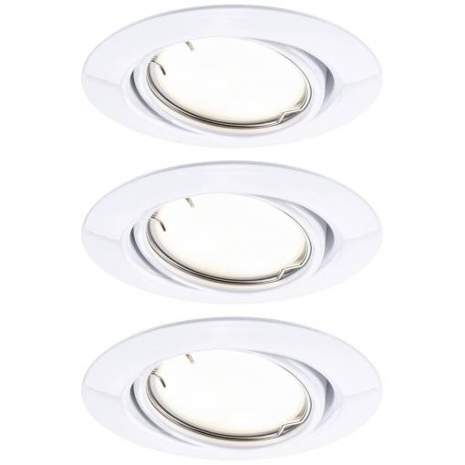 Paulmann 92463 LED vestavné svítidlo, LED, 14.7 W, bílá, sada 3 ks