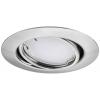 Paulmann 92467 LED vestavné svítidlo, LED, 14.7 W, železo (kartáčované), sada 3 ks