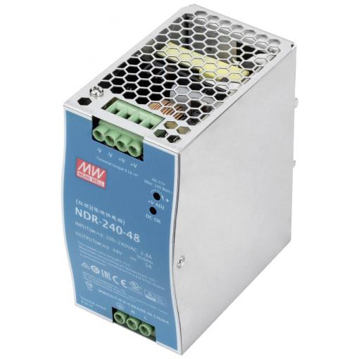 Digitus DN-PWR24048 síťový zdroj na DIN lištu 48 V/DC 5 A 240 W Počet výstupů:2 x Obsah 1 ks