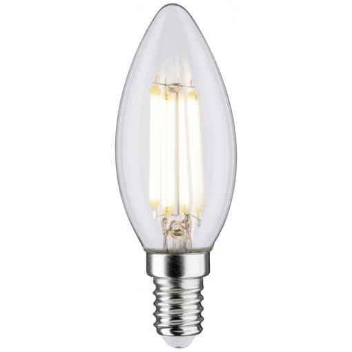 Paulmann 29075 LED Energetická třída (EEK2021) D (A - G) E14 svíčkový tvar 5.9 W teplá bílá (Ø x v) 35 mm x 97 mm 1 ks