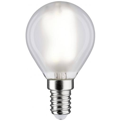 Paulmann 29074 LED Energetická třída (EEK2021) D (A - G) E14 kapkový tvar 5.9 W teplá bílá (Ø x v) 45 mm x 80 mm 1 ks