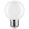 Paulmann 28990 LED Energetická třída (EEK2021) E (A - G) E27 Kulové svítidlo (miniaturní) 7 W teplá bílá (Ø x v) 60 mm x 87 mm 1 ks