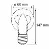 Paulmann 29080 LED Energetická třída (EEK2021) F (A - G) E27 Světelná baňka lampionová 4.3 W teplá bílá (Ø x v) 60 mm x 147 mm 1 ks