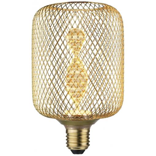 Paulmann 29084 LED E27 Válcové svítidlo se šroubovicí 3.5 W zlatá (Ø x v) 100 mm x 162 mm 1 ks