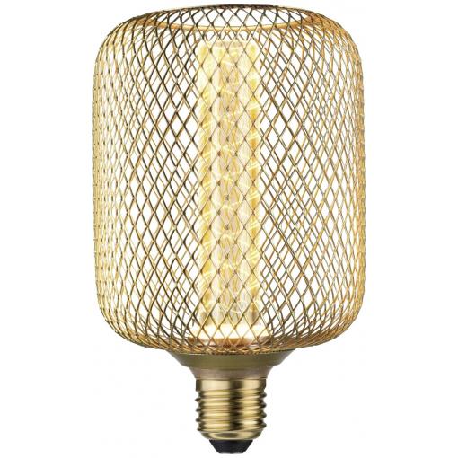 Paulmann 29085 LED E27 Válcové svítidlo se spirálou 4.2 W zlatá (Ø x v) 100 mm x 162 mm 1 ks