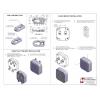 Hammond Electronics 1556FOOTGY-4 Mounting foot plast ABS šedá (d x š x v) 51 x 51 x 5 mm 4 ks