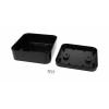 Hammond Electronics 1556FABK univerzální pouzdro 160 x 160 x 70 plast ABS zpomalující hoření černá 1 ks
