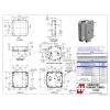 Hammond Electronics 1556FWH univerzální pouzdro 160 x 160 x 45 plast ABS zpomalující hoření bílá 1 ks