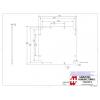 Hammond Electronics 1556FPL Vnitřní destička (d x š) 142 mm x 142 mm hliník 1 ks