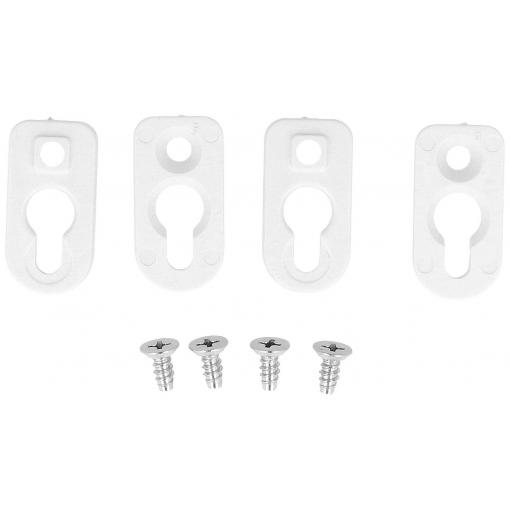 Hammond Electronics 1556FOOTWH-4 Mounting foot plast ABS bílá (d x š x v) 51 x 51 x 5 mm 4 ks