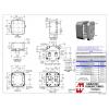 Hammond Electronics 1556DAGY univerzální pouzdro 120 x 120 x 70 plast ABS zpomalující hoření šedá 1 ks