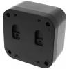 Hammond Electronics 1556DABK univerzální pouzdro 120 x 120 x 70 plast ABS zpomalující hoření černá 1 ks