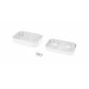 Hammond Electronics 1556CWH univerzální pouzdro 120 x 80 x 45 plast ABS zpomalující hoření bílá 1 ks