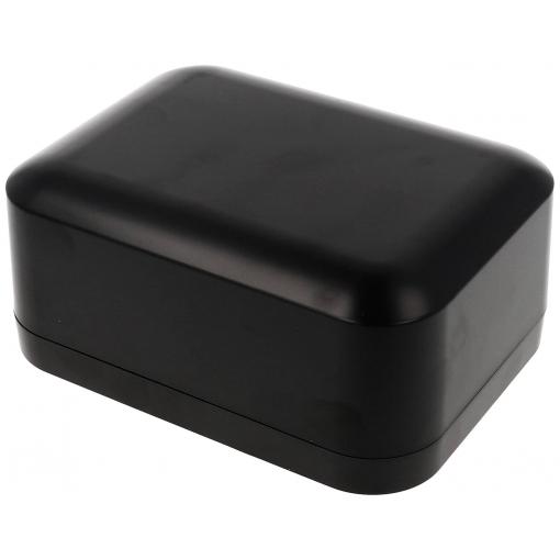 Hammond Electronics 1556EABK univerzální pouzdro 160 x 120 x 70 plast ABS zpomalující hoření černá 1 ks